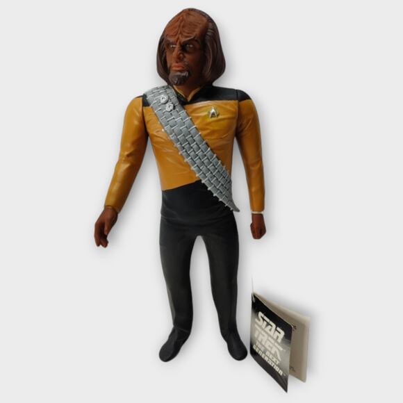 Vintage 1993 Star Trek The Next Generation Lieutenant Worf Figure 10" height - Picture 1 of 9